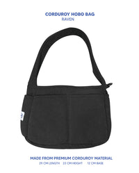 Premium Corduroy Hobo Bag - Regular
