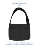 Premium Corduroy Hobo Bag - Work Hobo (Long Strap) *PRE-ORDER