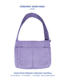 Premium Corduroy Hobo Bag - Work Hobo (Long Strap) *PRE-ORDER