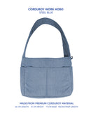 Premium Corduroy Hobo Bag - Work Hobo (Long Strap) *PRE-ORDER