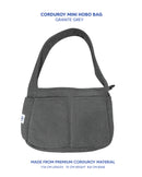 Premium Corduroy Hobo Bag - Mini