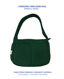 Premium Corduroy Hobo Bag - Mini
