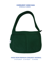 Premium Corduroy Hobo Bag - Regular
