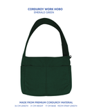 Premium Corduroy Hobo Bag - Work Hobo (Long Strap) *PRE-ORDER