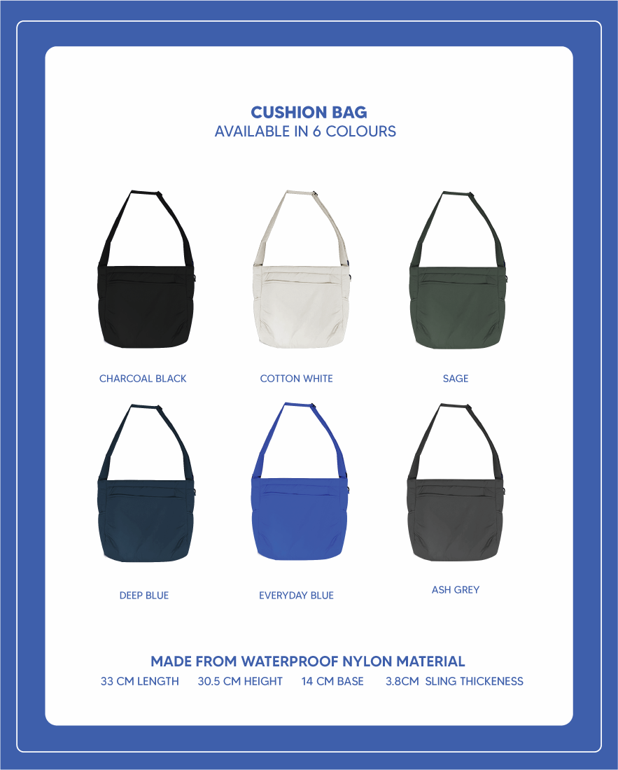 Cushion Bag (Cotton White)