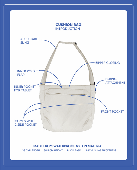 Cushion Bag (Deep Blue)