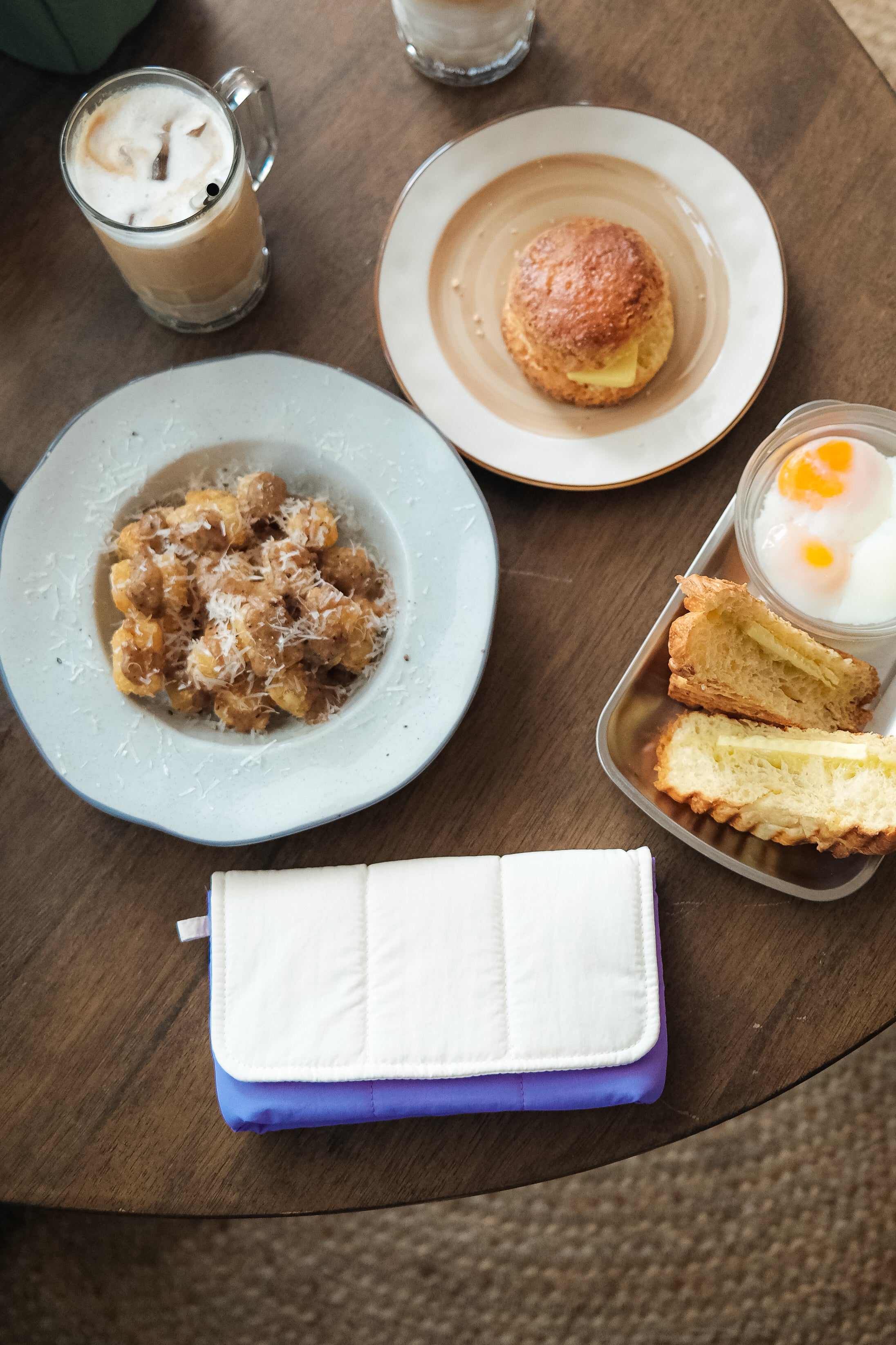 Long Puffy Pouch - Color Block Edition