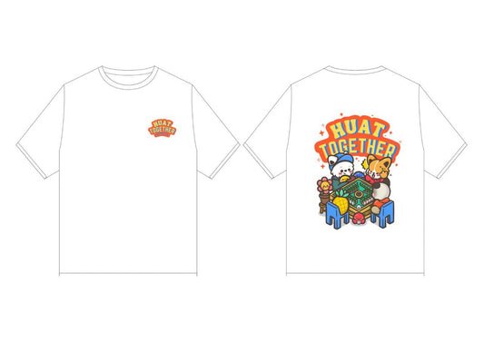 Huat Together Tee - Collaboration with @littlewhitehouse (White)
