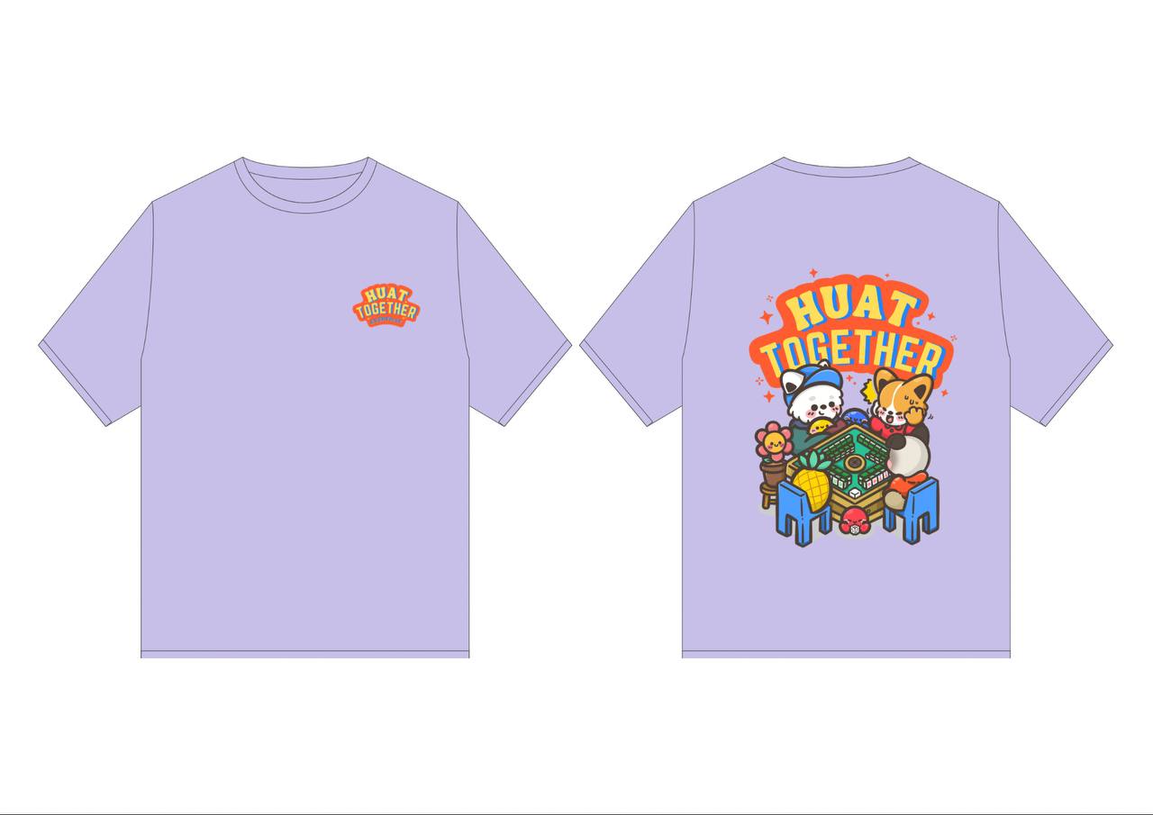Huat Together Tee - Collaboration with @littlewhitehouse (Lilac)