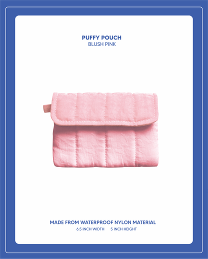 Puffy Pouch - Blush Pink