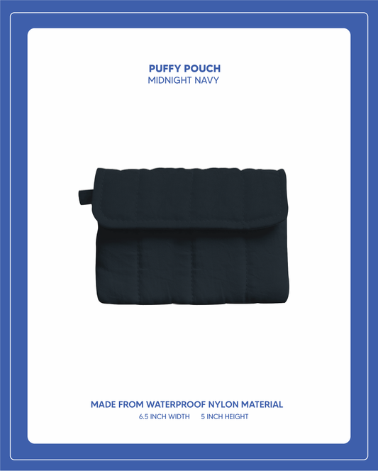 Puffy Pouch - Midnight Navy