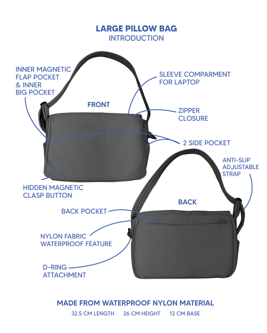 Large Pillow Bag