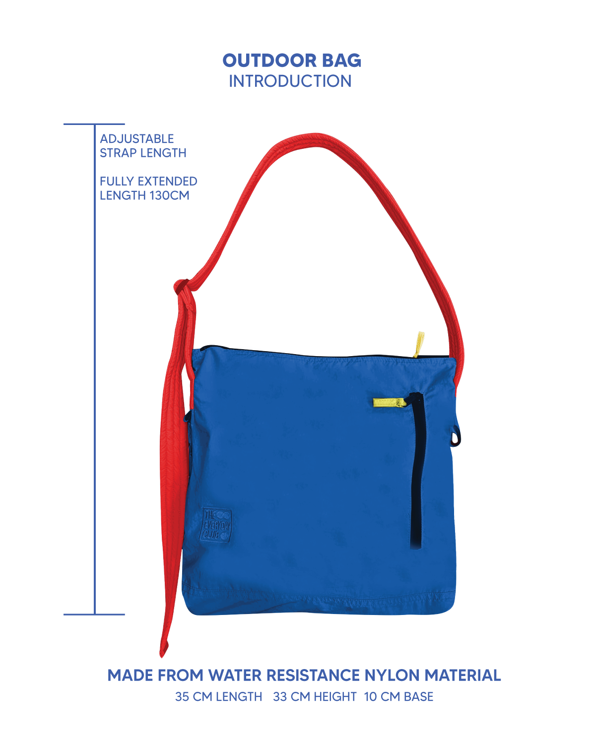 Color Block Outdoor Bag (Regular)