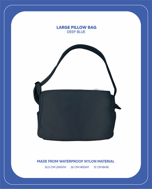 Large Pillow Bag (Deep Blue)