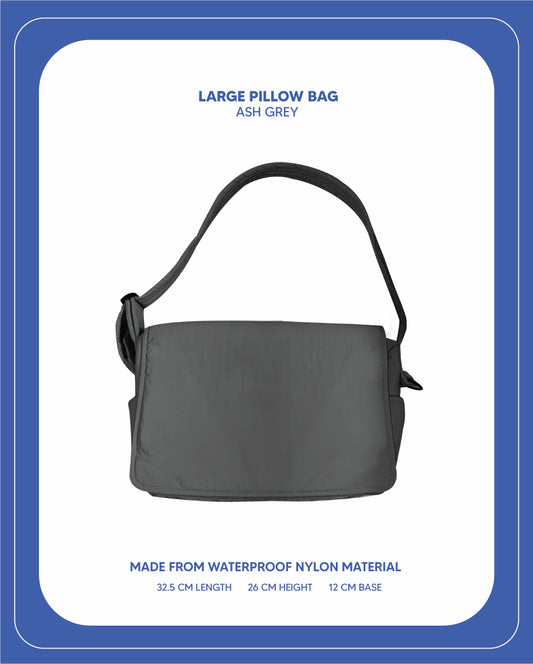 Large Pillow Bag (Ash Grey)