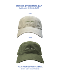 Matcha over Drama Cap