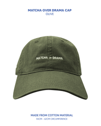 Matcha over Drama Cap