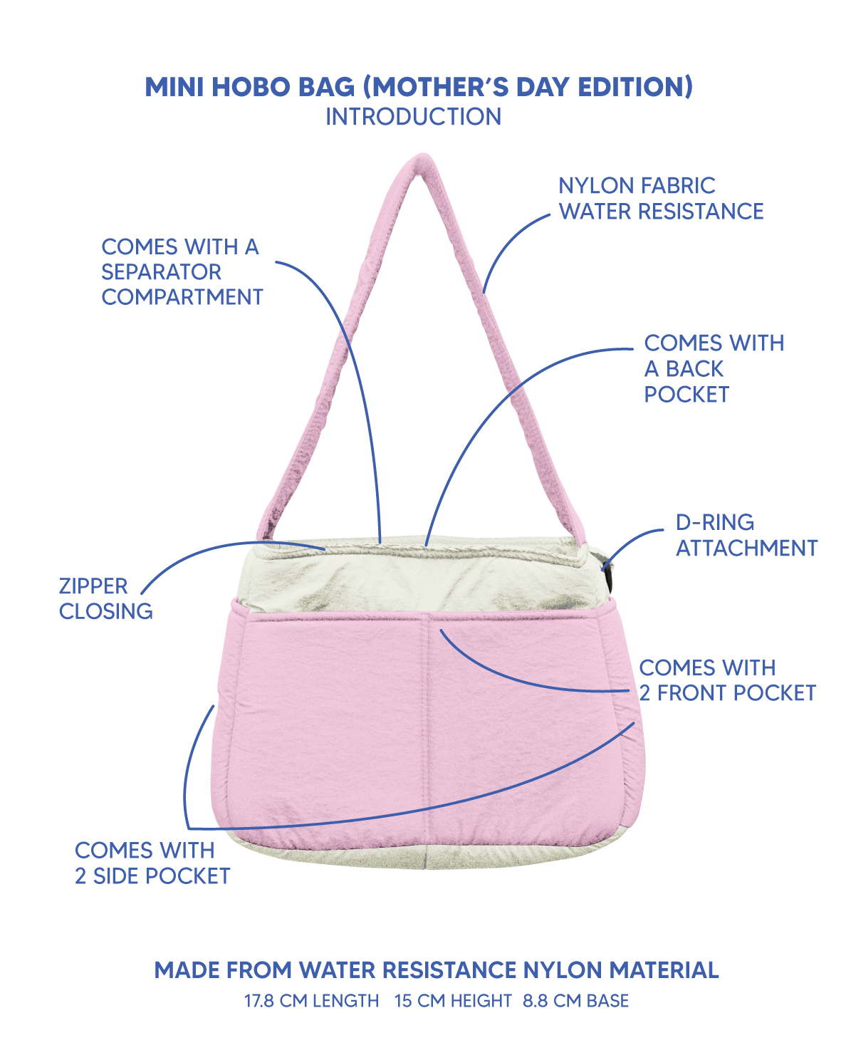 Mini Hobo Bag - Mother's Day Edition