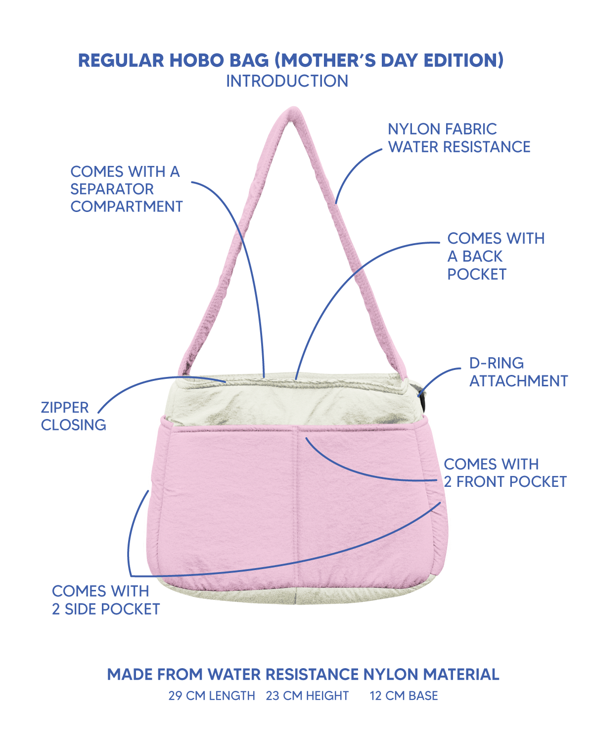 Regular Hobo Bag - Mother's Day Edition