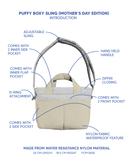Puffy Boxy Sling - Mother's Day Edition