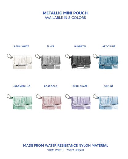 Mini Puffy Pouch (Metallic Collection)