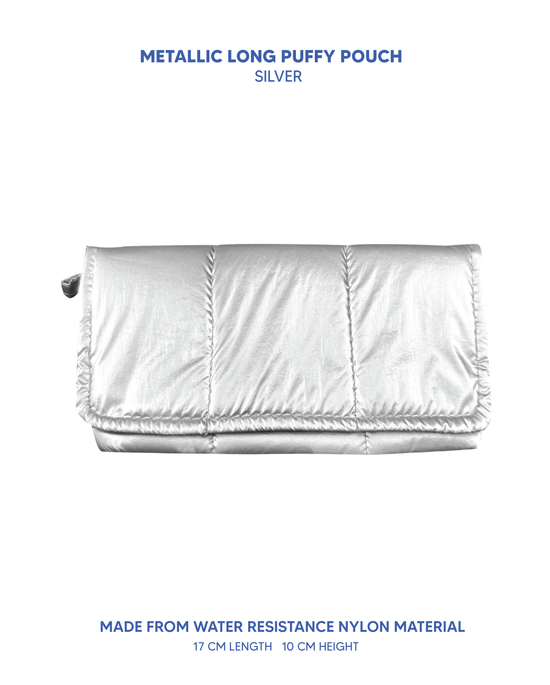 Long Puffy Pouch (Metallic Collection)