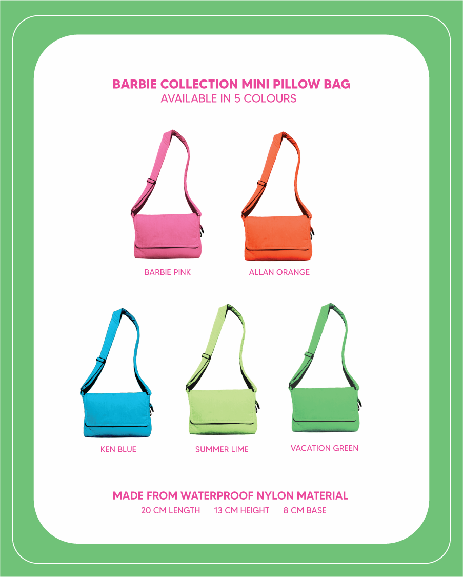 Mini Pillow Bag (Vacation Green) *Limited Barbie Collection*
