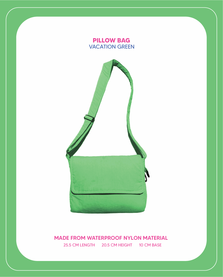 Pillow Bag (Vacation Green) *Limited Barbie Collection*