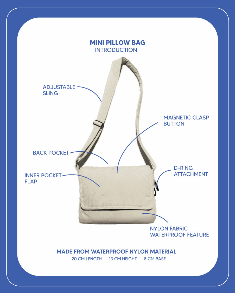 Mini Pillow Bag (Sage)