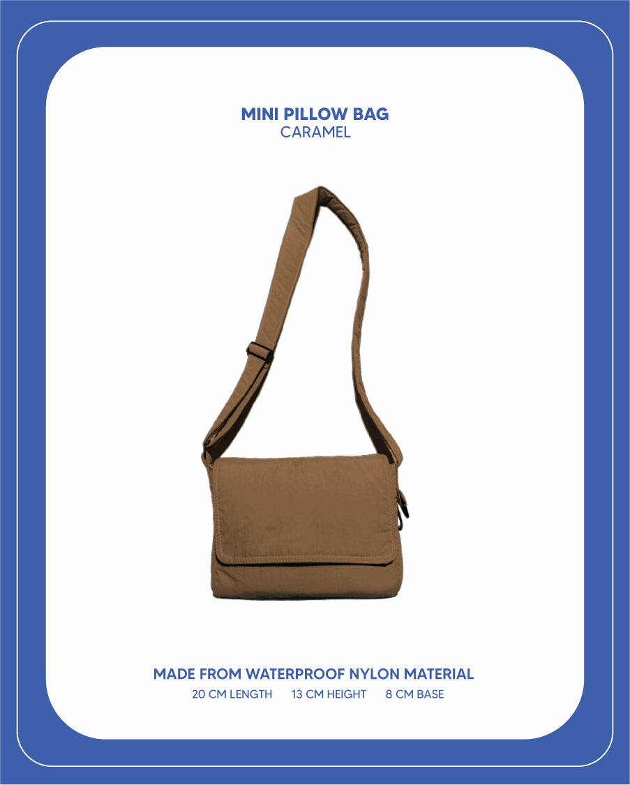 Mini Pillow Bag (Caramel)