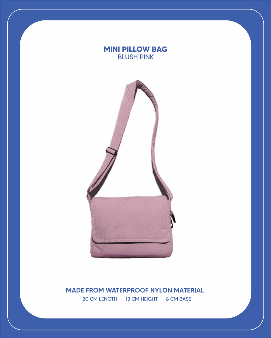 Mini Pillow Bag (Blush Pink)
