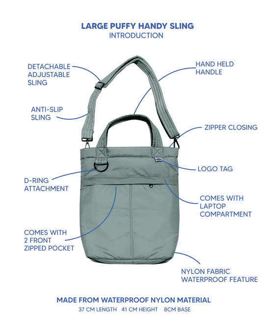 Large Puffy Handy Sling