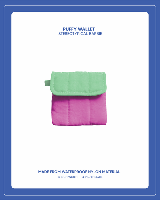 Puffy Wallet - Stereotypical Barbie