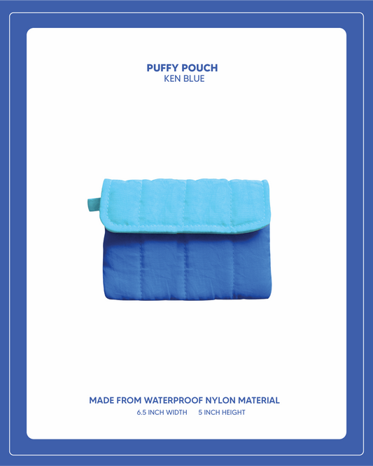 Puffy Pouch - Ken Blue