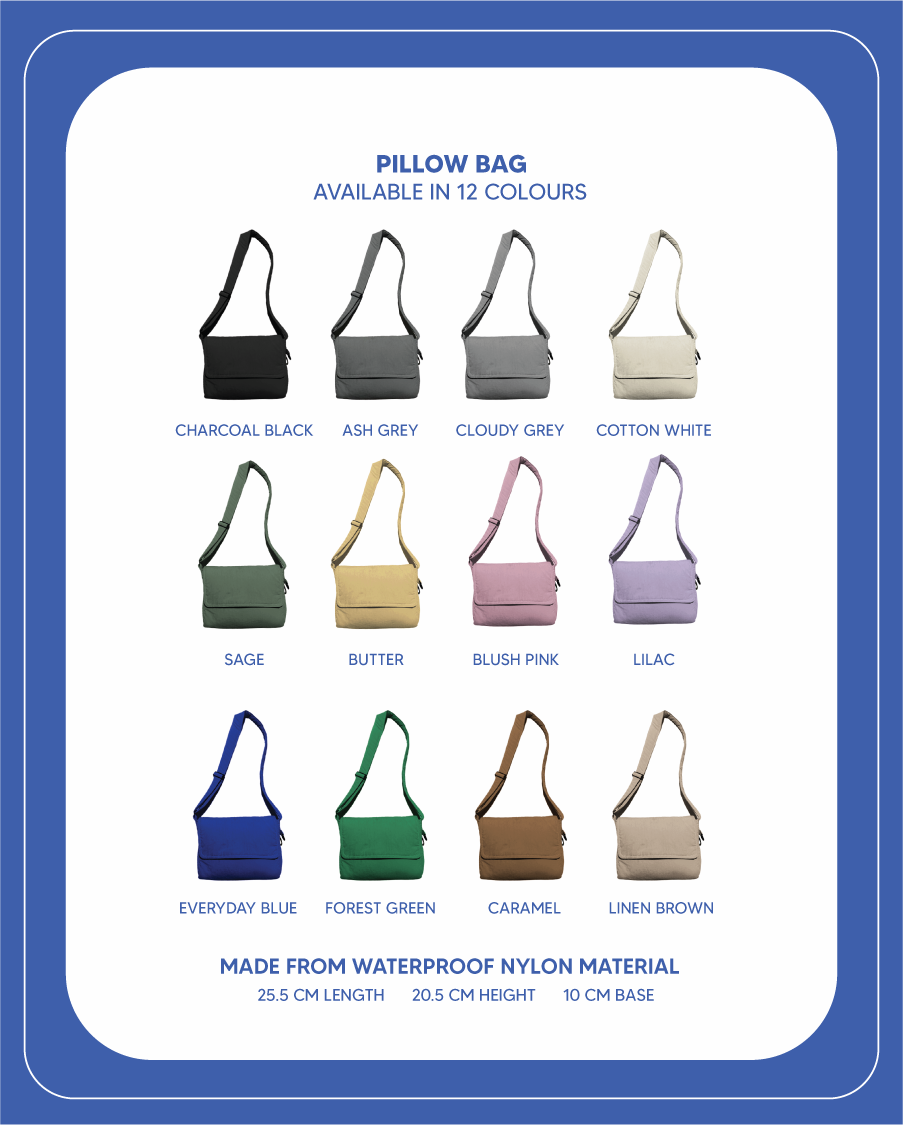 Pillow Bag (Everyday Blue)