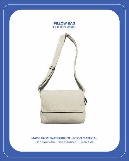 Pillow Bag (Cotton White)