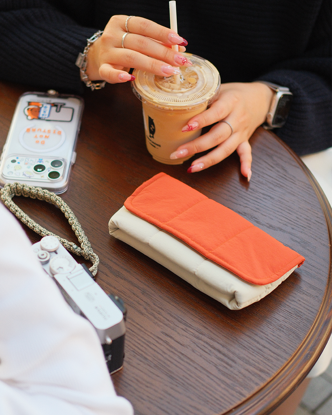 Long Puffy Pouch - Color Block Edition