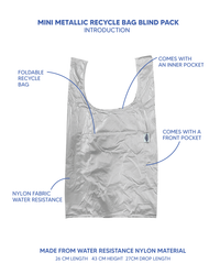 Metallic Recycle Blind Bag (Small)