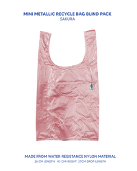 Metallic Recycle Blind Bag (Small)