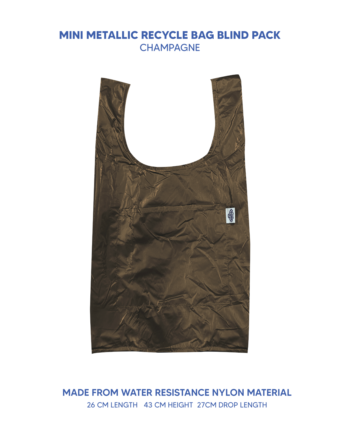 Metallic Recycle Blind Bag (Small)