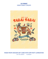Sabai Sabai A3 Prints