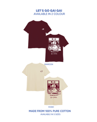Let's go gai gai Tee (Collaboration with Quan Shui Wet Market)