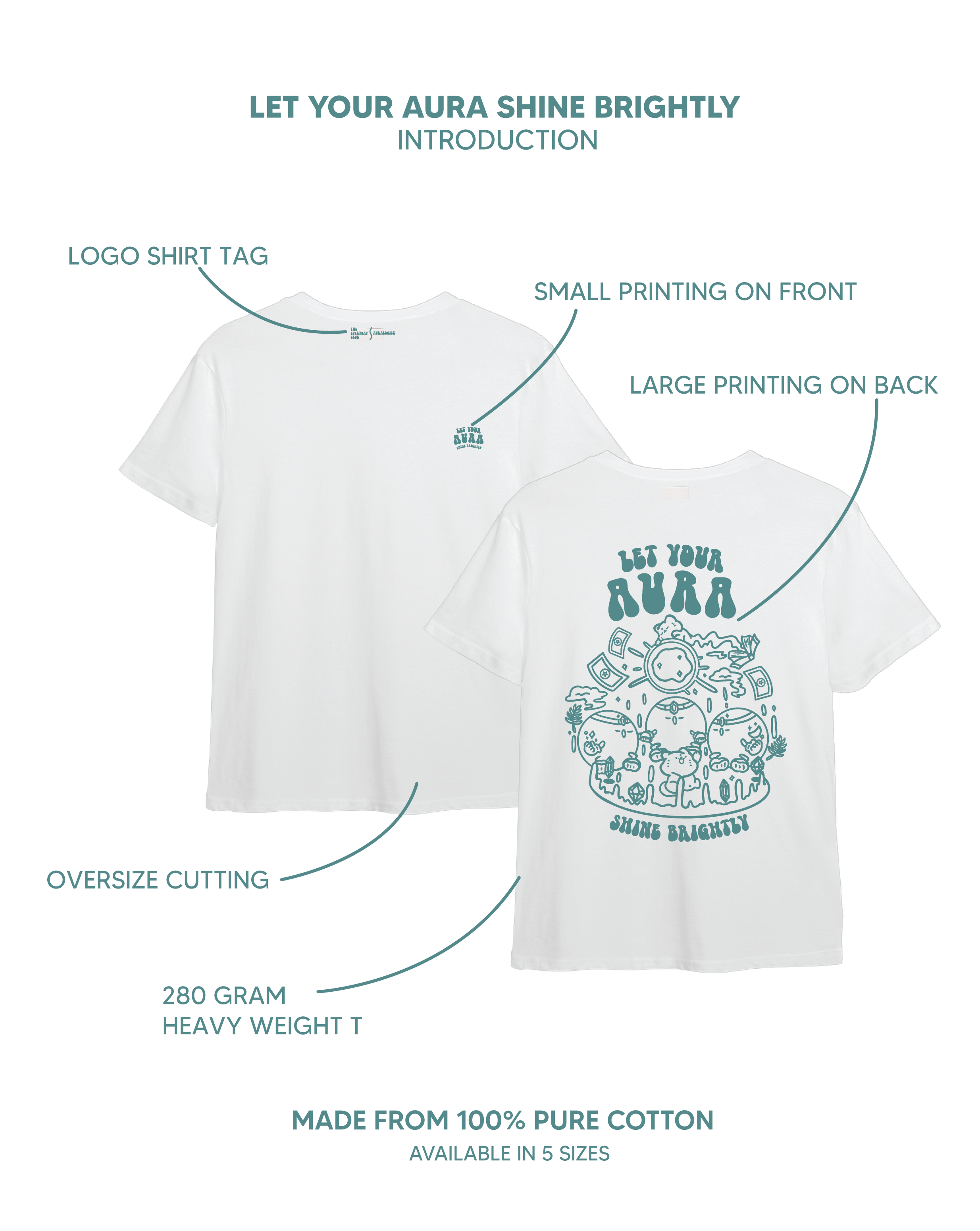 Let Your Aura Shine Tee (PREORDER)