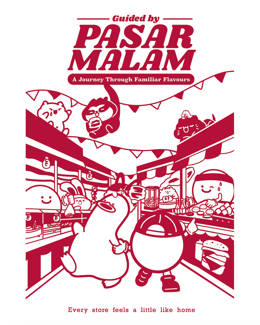 Guided By Pasar Malam Tee