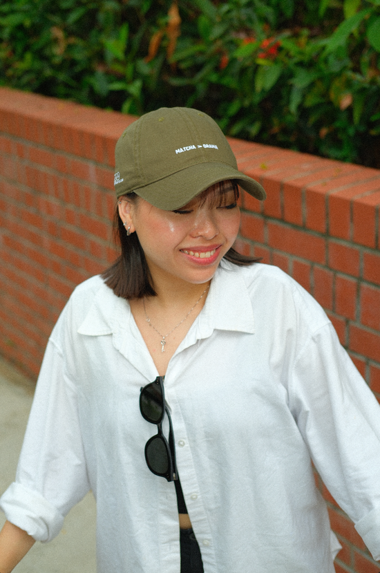 Matcha over Drama Cap