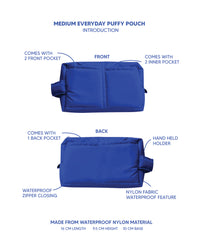 Everyday Puffy Zipped Pouch - Medium