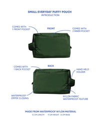 Everyday Puffy Zipped Pouch - Small