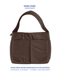 Work Hobo Bag (Short Strap)