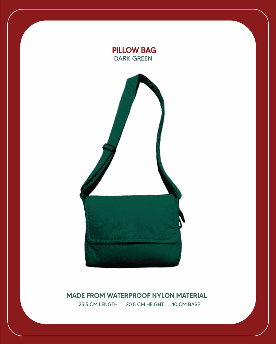 Pillow Bag Christmas Special (Dark Green)