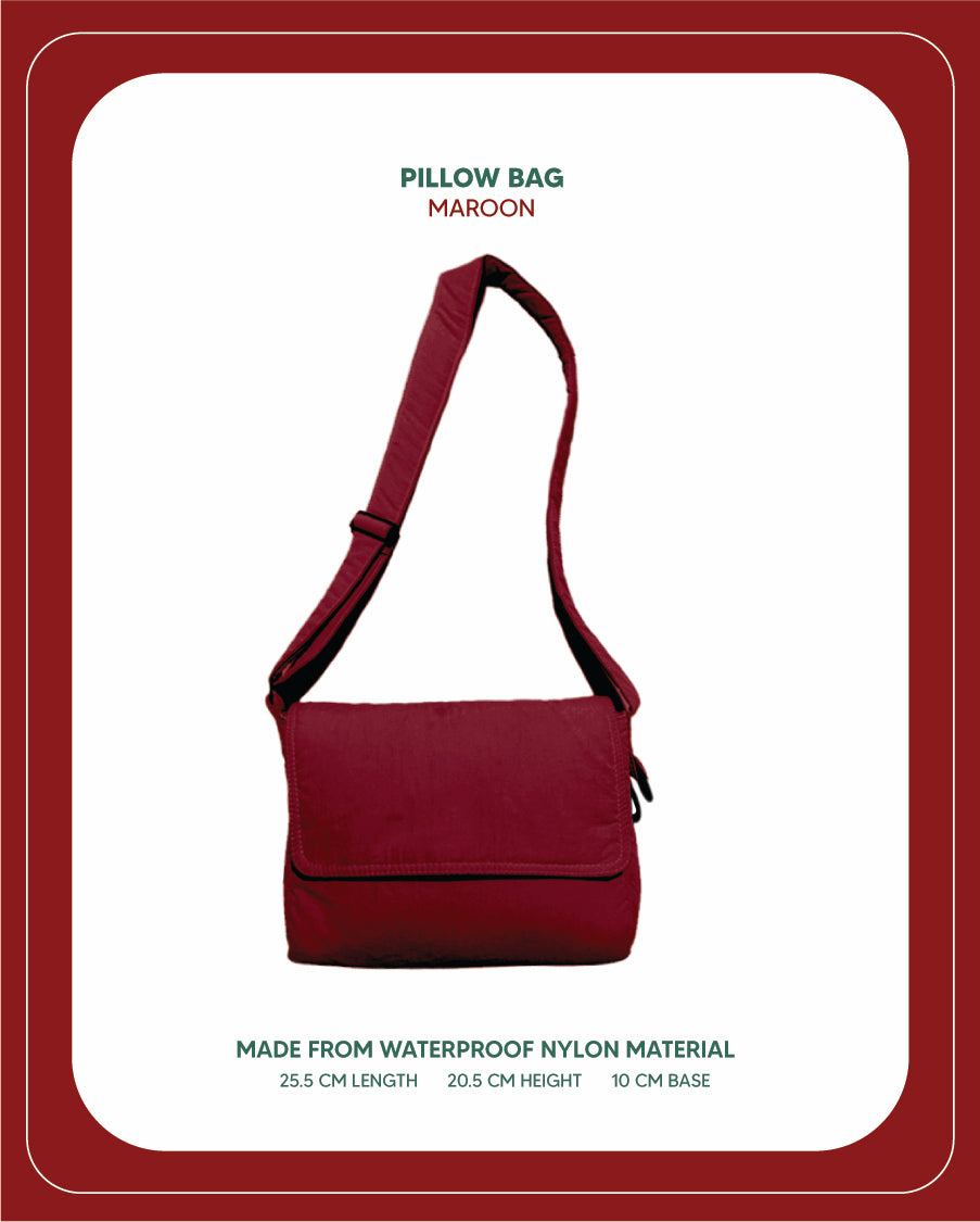 Pillow Bag Christmas Special (Maroon)